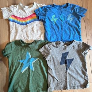 Primary Set of 4 Graphic Teea